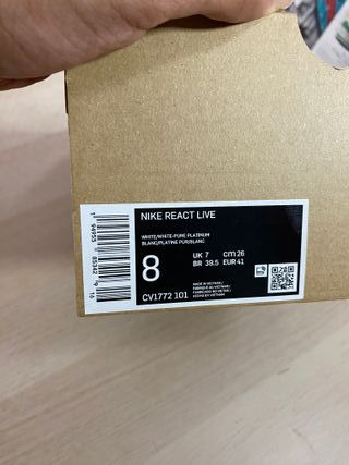 Zapatillas Nike React Live - Tallas 41 - 46 - 47,5