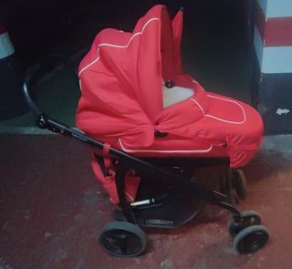 Carro Bebé con silla de paseo, capazo y cuco.