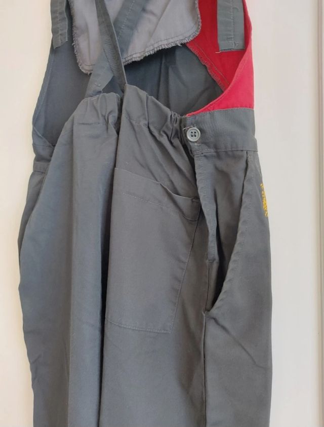 Salopette Aprilia Grigio/Rosso