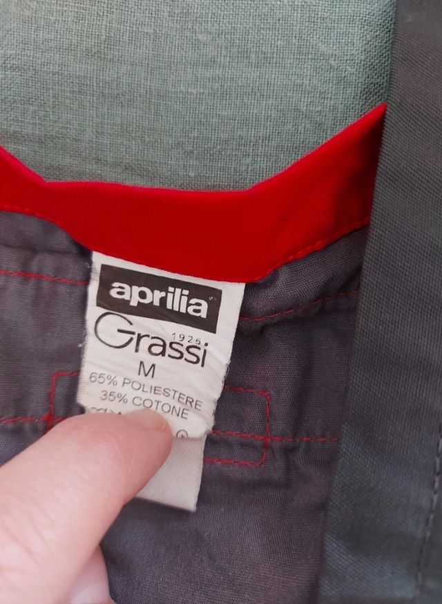 Salopette Aprilia Grigio/Rosso