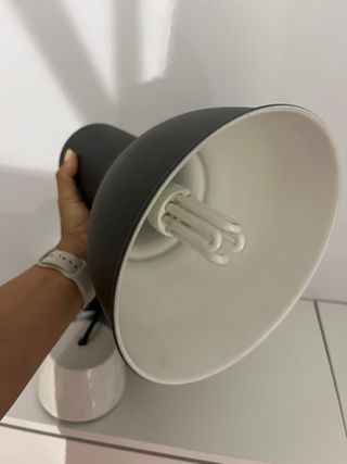 Lámpara colgante negra metal