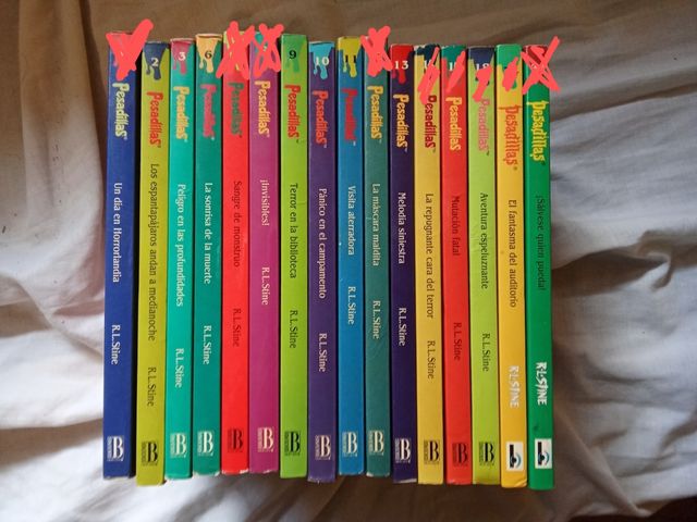 Libros Pesadillas R.L. Stine
