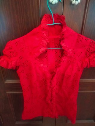 Camisa roja flamenca