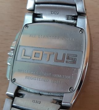 Reloj Lotus Cronógrafo - Acero
