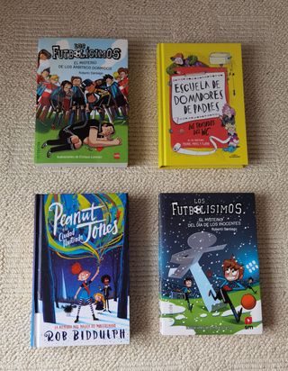 Lote de 4 libros infantiles y juveniles