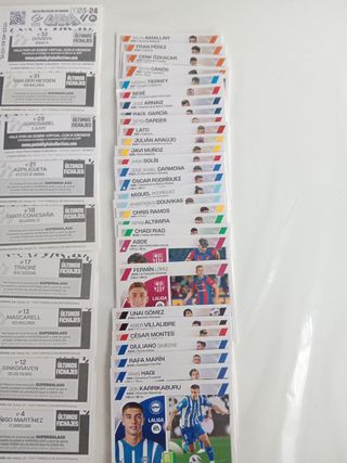 148 Cromos diferentes LaLiga 23-24 coloca fichajes