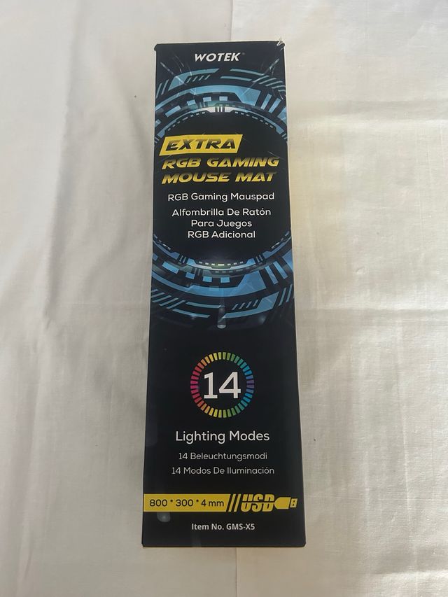 Tappetino Mouse WOTEK RGB 14 Modi