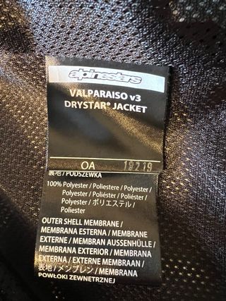 Chaqueta moto Alpinestars, gris