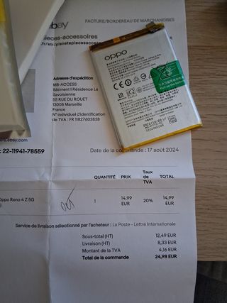 Batteria Oppo Reno 4Z 5G