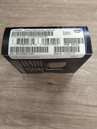 Procesador Intel Core i5-9600KF 3,70 GHz 6 núcleos