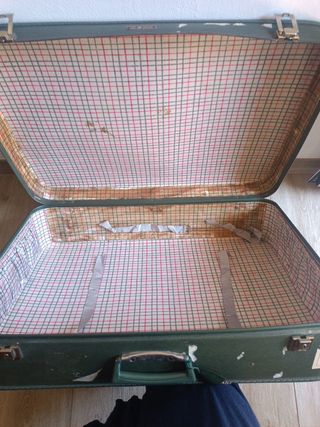 Maleta vintage de viaje
