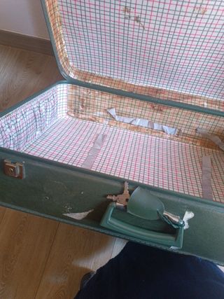 Maleta vintage de viaje