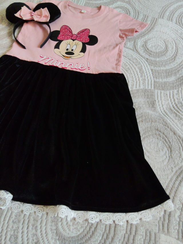 Vestido Minnie Mouse niña