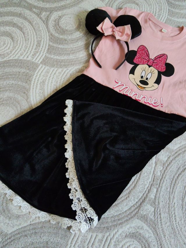 Vestido Minnie Mouse niña