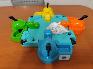 Juego Tragabolas Hipopótamos