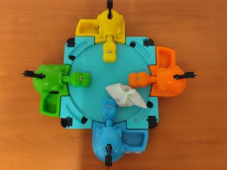 Juego Tragabolas Hipopótamos