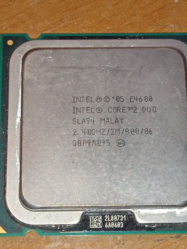 CPU Intel Pentium Dual-Core