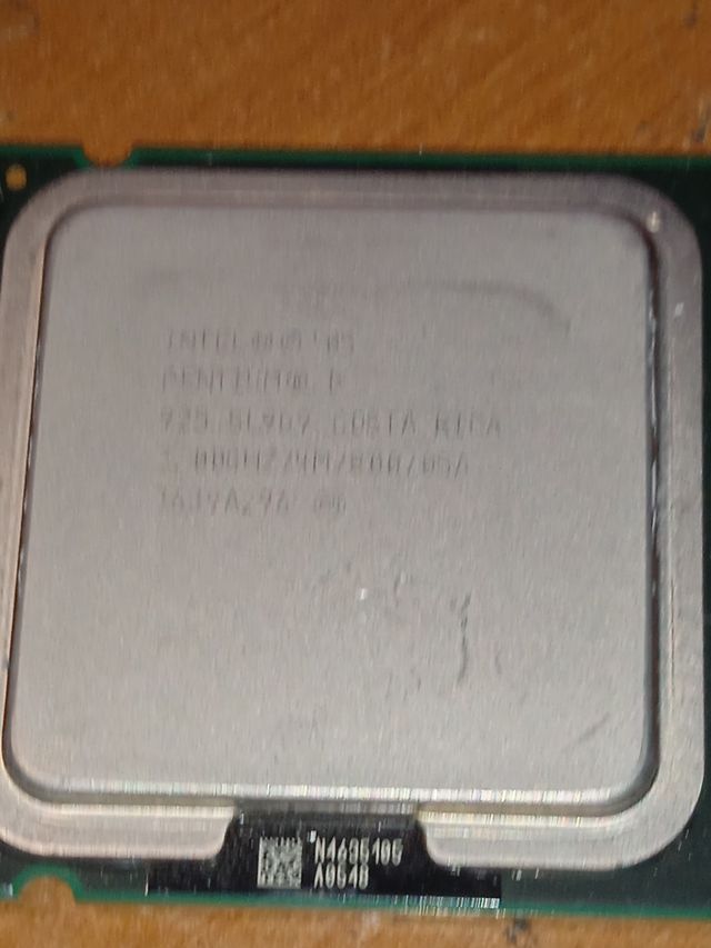 CPU Intel Pentium Dual-Core