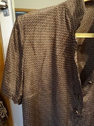 Vestitino vintage marrone mezza manica