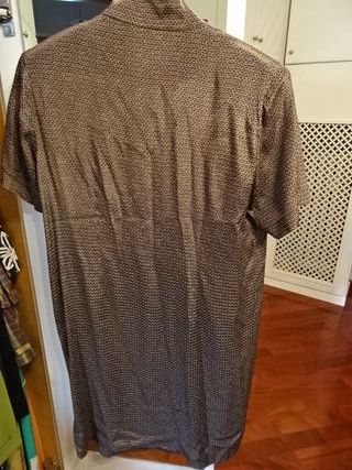 Vestitino vintage marrone mezza manica