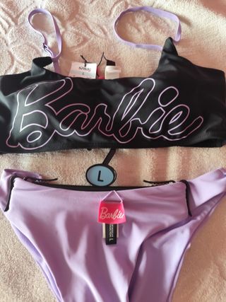 Bikini Barbie L - Negro y Lila