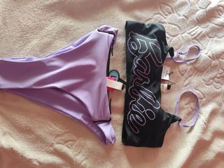 Bikini Barbie L - Negro y Lila