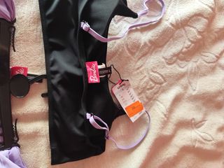Bikini Barbie L - Negro y Lila