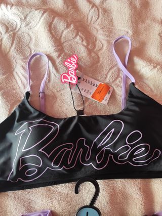Bikini Barbie L - Negro y Lila