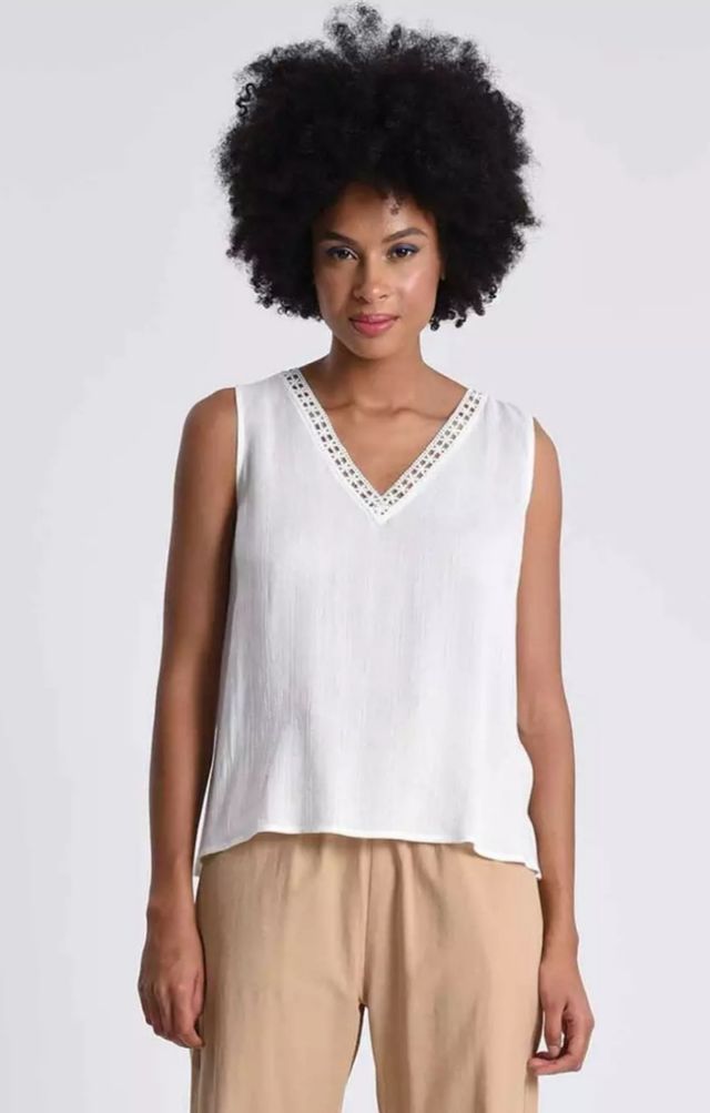 Top bianco Molly Bracken - nuovo