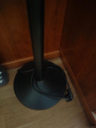 Lámpara pie salón 185cm - negra