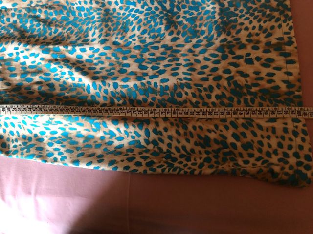 Abito Krizia elasticizzato- Beige & turchese