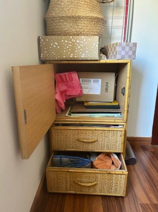 Mueble mimbre Rustico