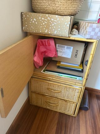 Mueble mimbre Rustico