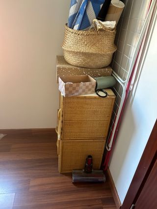 Mueble mimbre Rustico