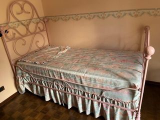 Letto singolo ferro fatto a mano