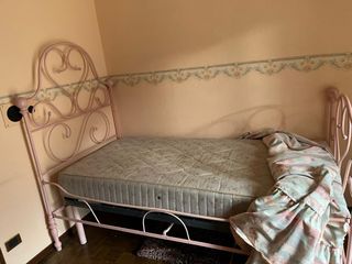 Letto singolo ferro fatto a mano