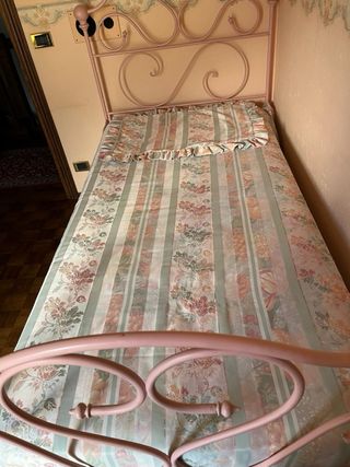 Letto singolo ferro fatto a mano