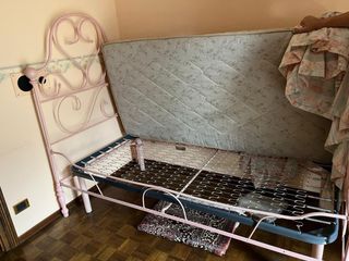 Letto singolo ferro fatto a mano