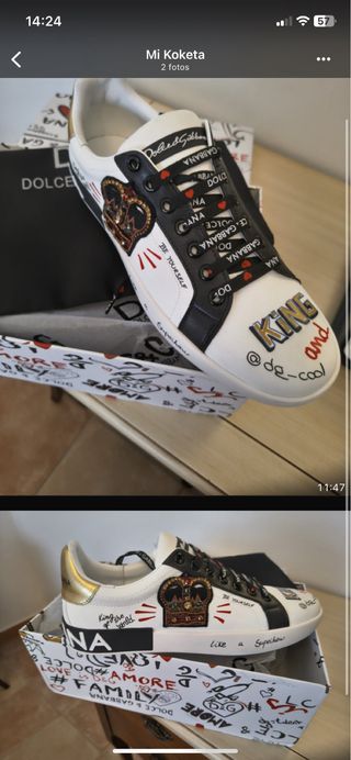 Zapatillas Dolce & Gabbana estan sin estrenar