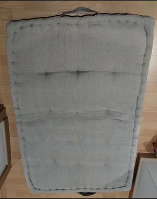 Sofá 3 palets más cojín 1,20 x 80cm