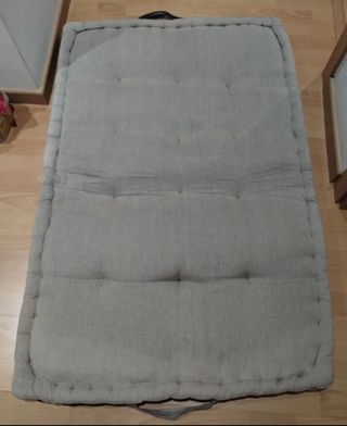 Sofá 3 palets más cojín 1,20 x 80cm