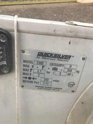 Barca neumática Quicksilver 230
