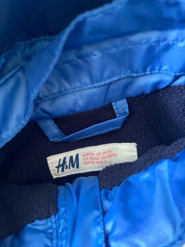 Chaqueta niño H&M 92cm azul