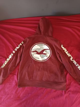 Sudadera Hollister roja California