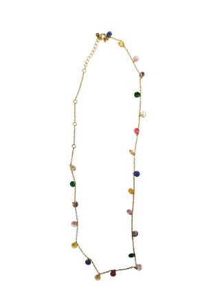 Collar de plata bañado en oro