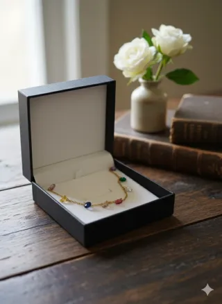 Collar de plata bañado en oro