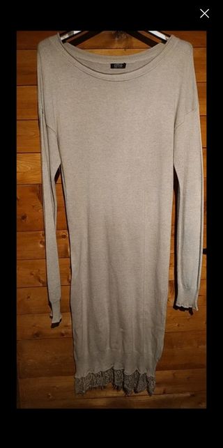 Vestito beige donna tg S