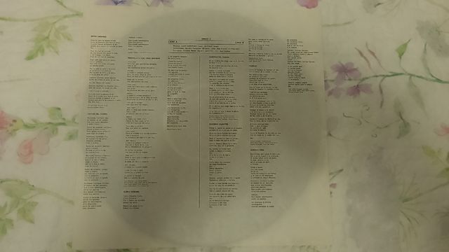 Disco LP Carmen, Carmen de Concha Velasco