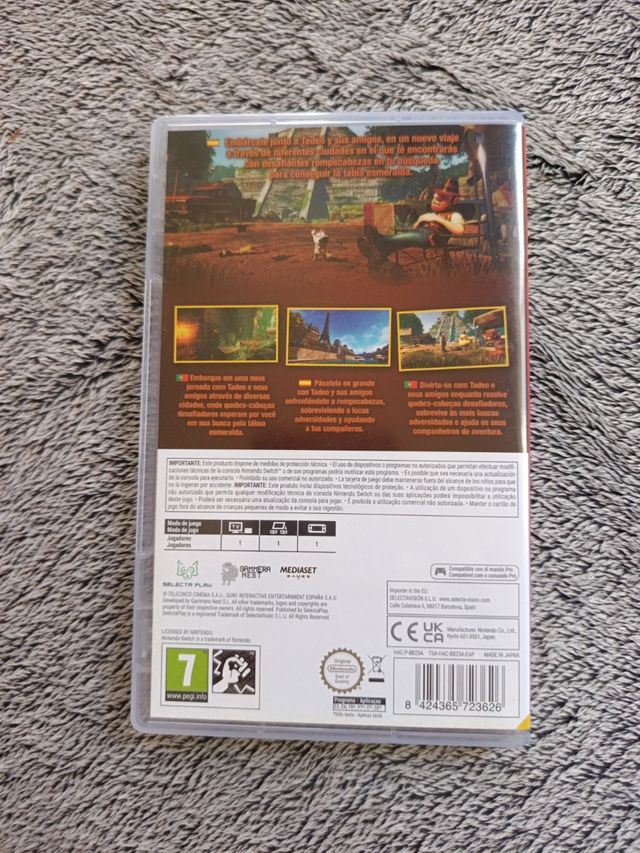 Tadeo Jones: La Tabla Esmeralda - Nintendo Switch