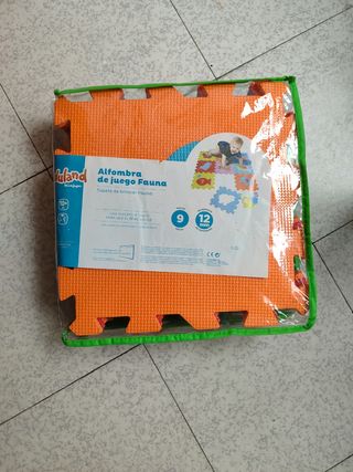 Alfombra puzzle infantil 12 piezas